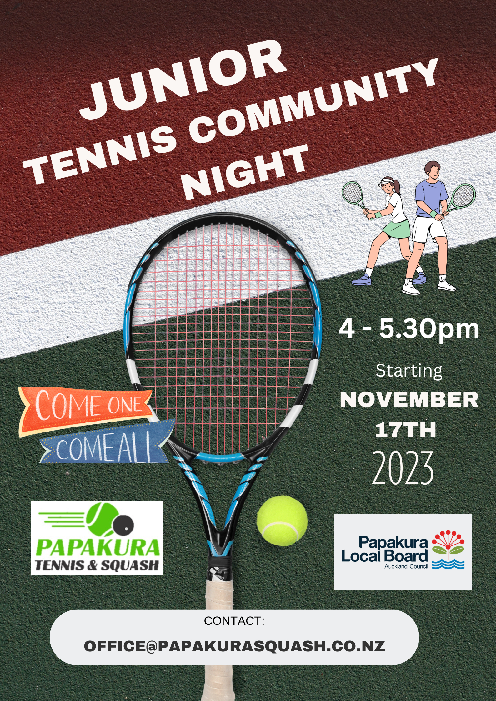 Junior Tennis Community Night